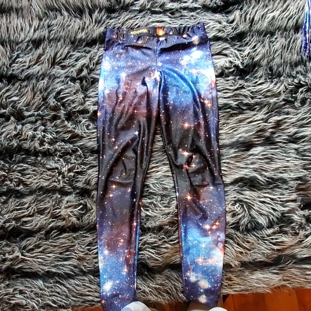 Blackmilk galaxy blue leggings